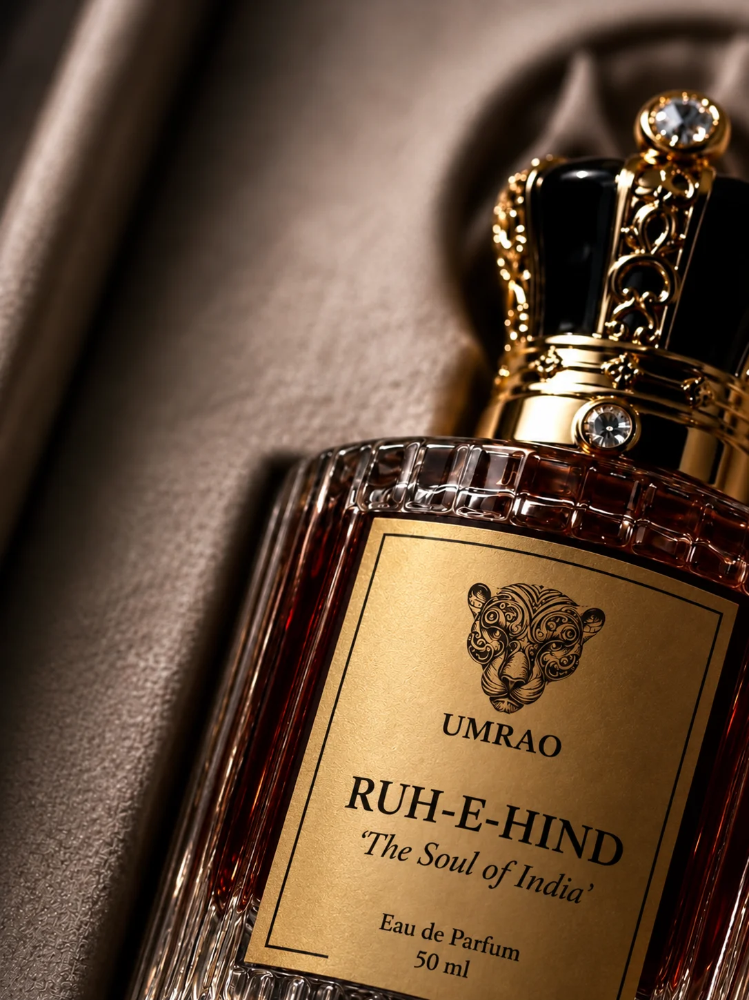 Rooh-e-Hind on velvet